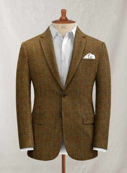 Harris Tweed Highland Rust Jacket