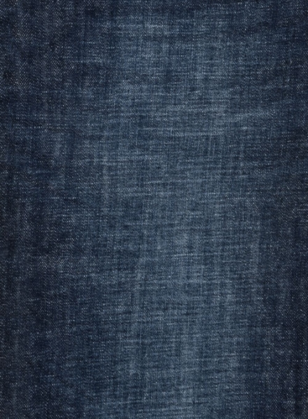 Dodgers Blue Hard Wash Whisker Stretch Jeans