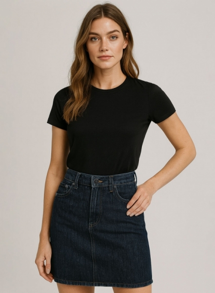 Custom Denim Skirt - Stretch Denim