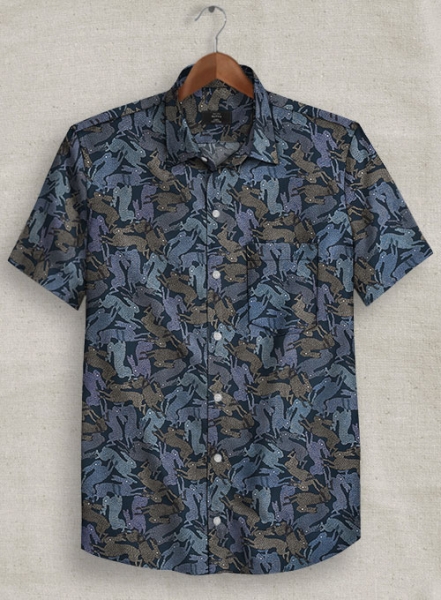 Italian Bunny Cotton Shirt- Half Sleeves