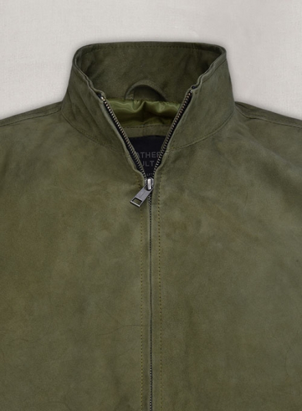 Woodland Green Suede Ryan Reynolds Leather Jacket