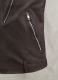 Beast Brown Biker Leather Jacket