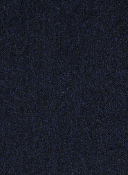 Light Weight Melange Dark Blue Tweed Overcoat