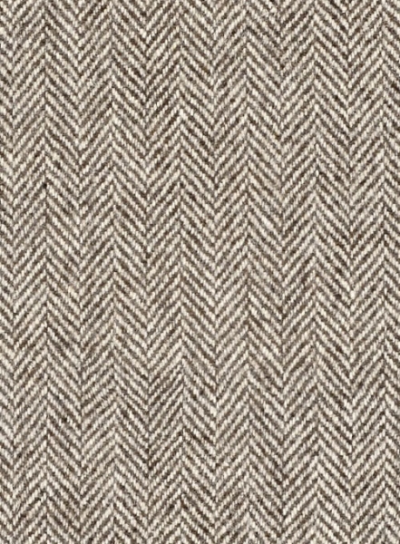 Vintage Herringbone Brown Tweed Pants