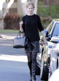 Nicole Kidman Leather Skirt Nicole Kidman Leather Skirt