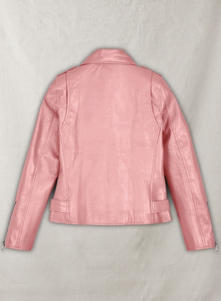 Light Pink Gwen Stefani Leather Jacket