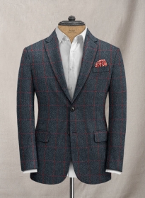 Harris Tweed Blue Checks Jacket