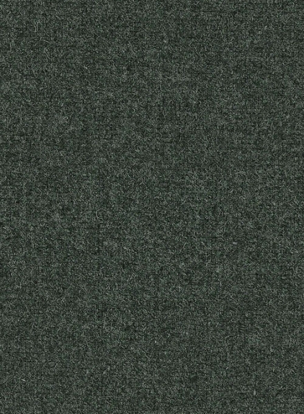 Rope Weave Green Tweed Pea Coat