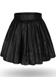 Pleated Leather Skirt Pleated Leather Skirt