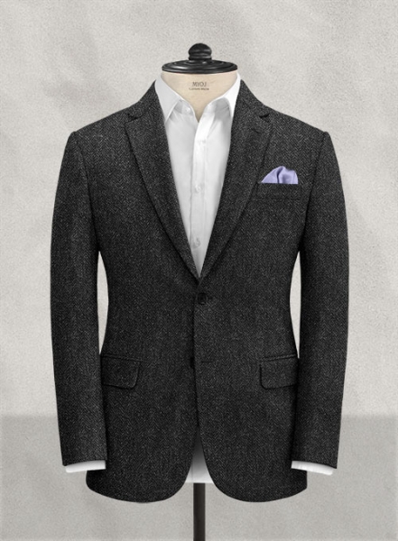 Harris Tweed Royal Charcoal Jacket