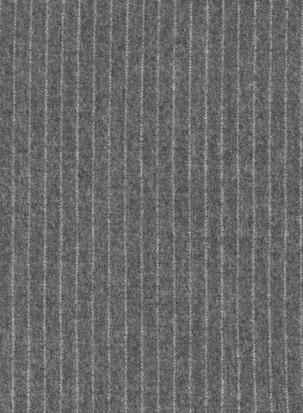 Light Weight Gray Stripe Tweed Pants