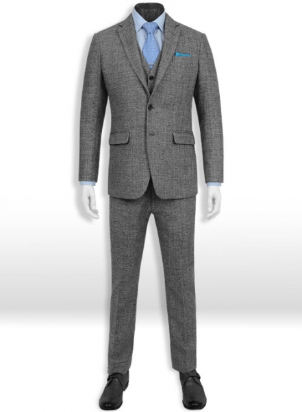 Vintage Glasgow Gray Tweed Suit
