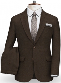 Alpaca Brown Wool Suit