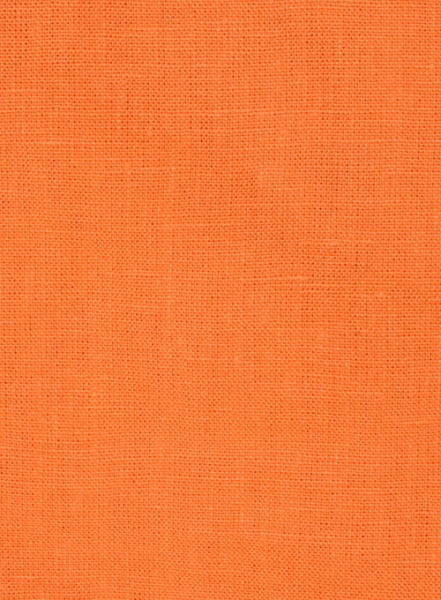 Pure Neon Orange Linen Pants
