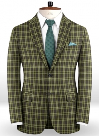 Napolean Poker Green Wool Jacket