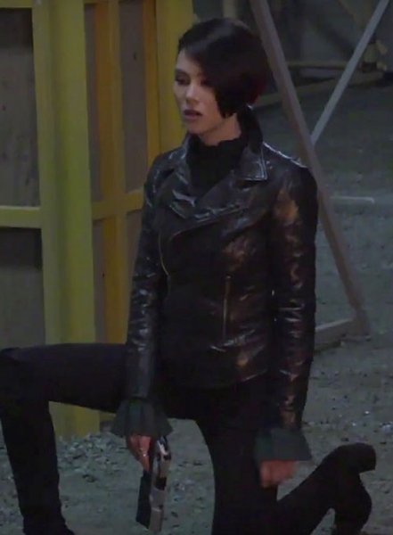 Hannah Quinlivan Skyscraper Leather Jacket