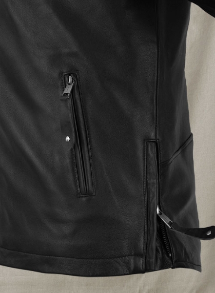 Black Keanu Reeves Leather Jacket
