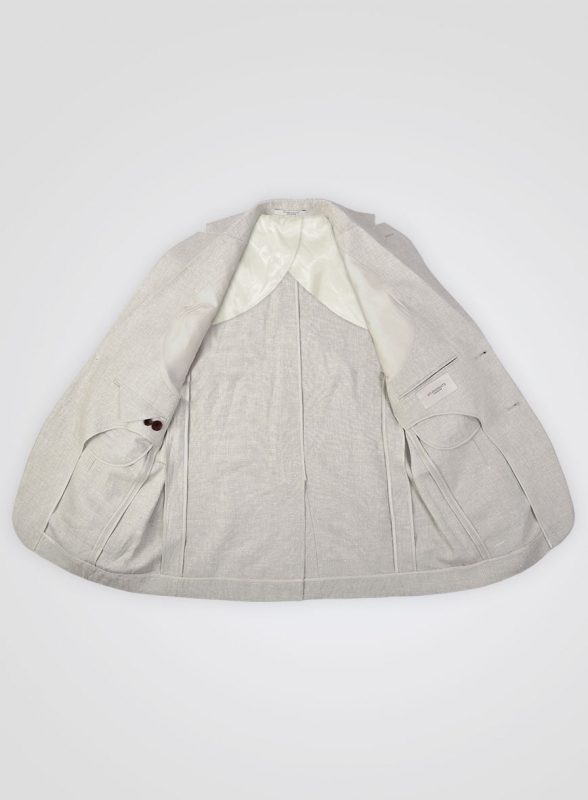 Italian Meadow Unstructured Linen Jacket