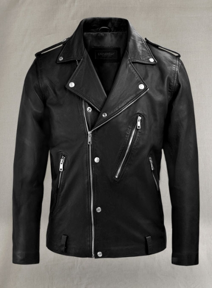 Beast Black Biker Leather Jacket