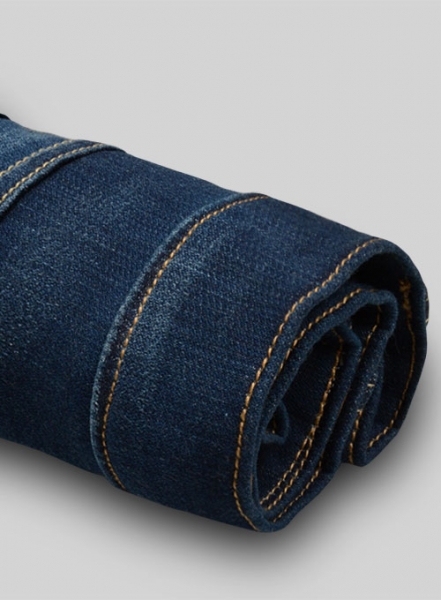 Knitted Jogger Denim Stretch Jeans - Hard Wash - Whiskers