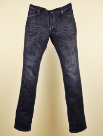 Matt Finish Blue Denim Jeans - Clawed and Scraped
