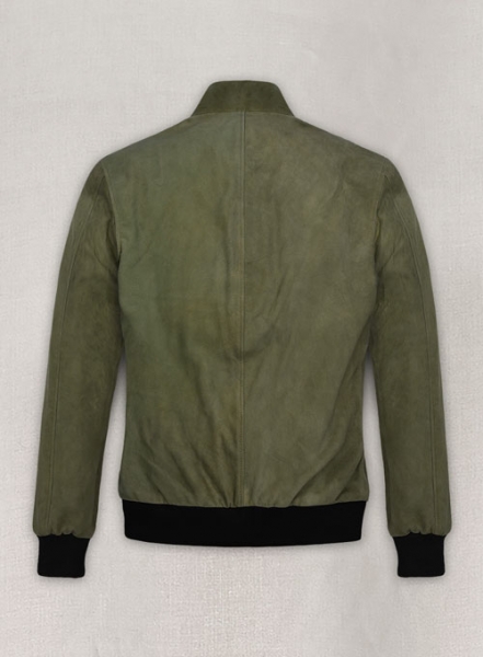 Woodland Green Suede Ryan Reynolds Leather Jacket