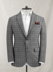 Italian Linen Riko Checks Jacket