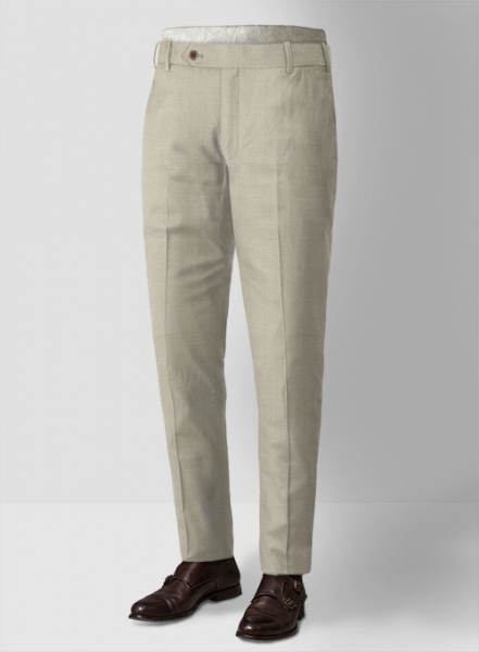 Napolean Muted Khaki Wool Pants