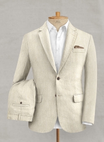 Italian Linen Cavalary Beige Suit