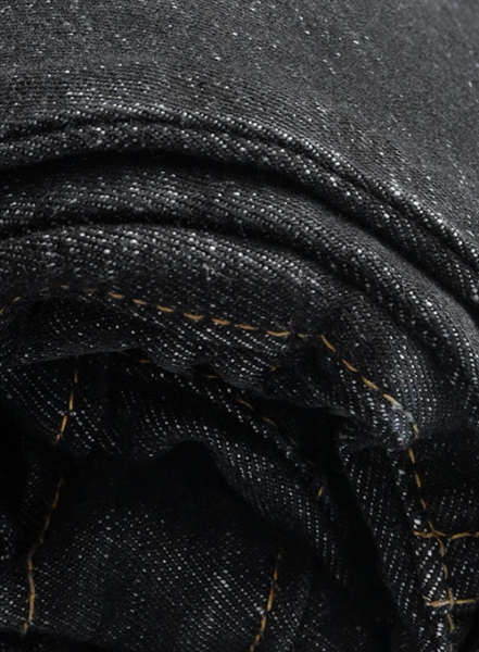 Texas Black Stretch Indigo Wash Whisker Jeans