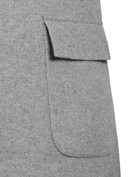 Musto Light Weight Light Gray Tweed Overcoat