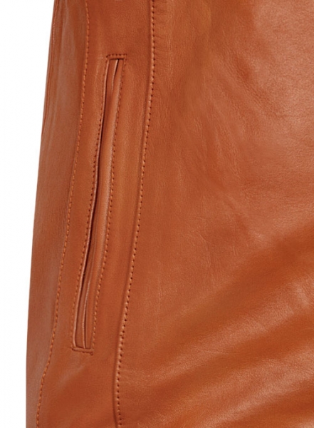 Terrain Brown Leather Jacket # 655