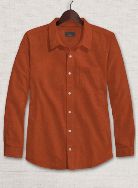 Rust Stretch Poplene Shirt