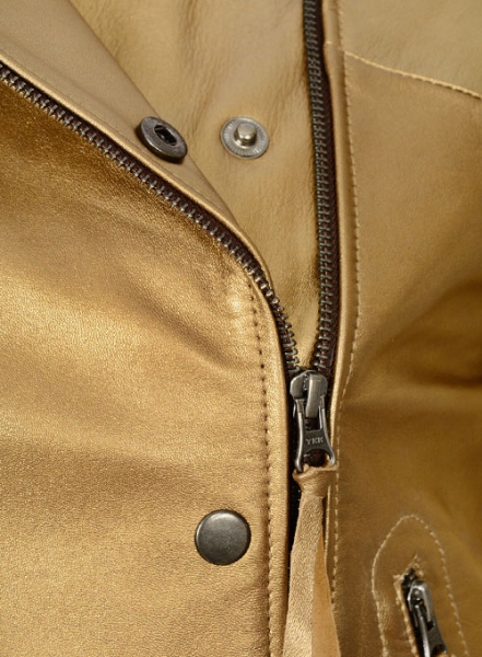 Golden Leather Jacket # 288