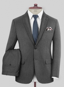 Gray Flannel Wool Suit