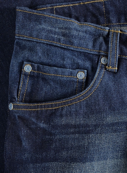 Orlando Blue Hard Wash Whisker Jeans