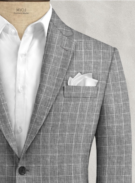 Italian Linen Lusso Black Jacket