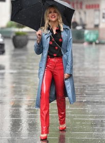 Ashley Roberts Leather Pants #2