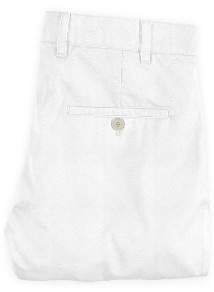 Summer Weight White Chinos
