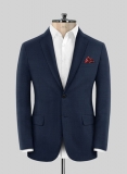 Stretch Royal Blue Wool Jacket