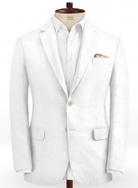 Pure White Linen Jacket Pure White Linen Jacket