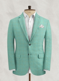 Italian Linen Adenas Checks Jacket