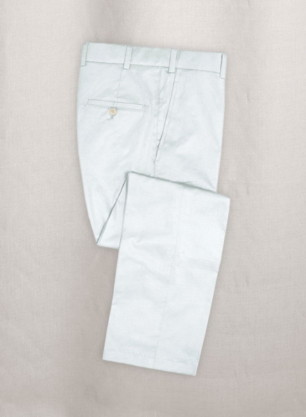 Stretch Summer Sky Blue Chino Pants