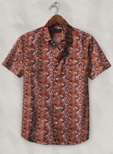 Italian Linen Sino Shirt - Half Sleeves