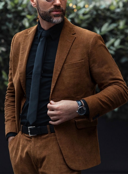 Spring Brown Corduroy Jacket