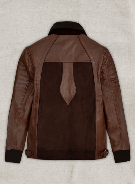 Soft Dark Brown Suede Daniel Radcliff Leather Jacket - M Regular