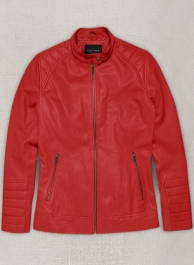 Soft Tango Red Ellie Leather Jacket Soft Tango Red Ellie Leather Jacket