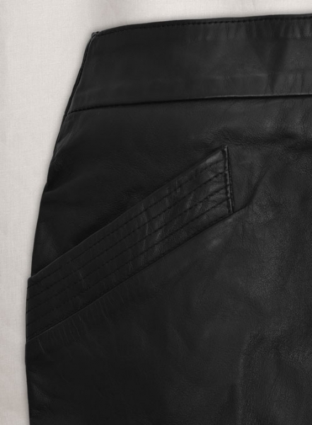 Dart Leather Skirt - # 456