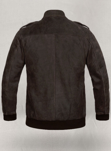 Vintage Brown Grain Avengers Steve Rogers Leather Jacket