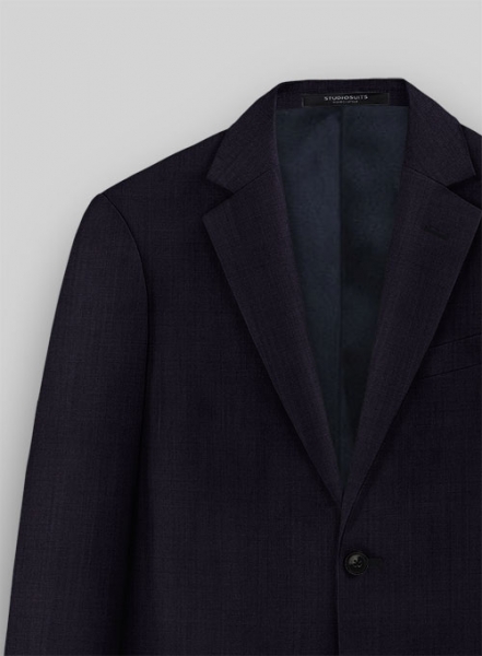 Stretch Midnight Blue Wool Suit